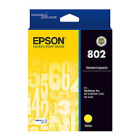 Epson 802 Yellow Ink Cartridge - C13T355492 for Epson Workforce Pro WF-4720 Printer