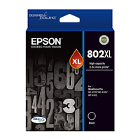 Epson 802 Black XL Ink Cart - C13T356192 for Epson Workforce Pro WF-4720 Printer