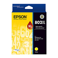 Epson 802 Yell XL Ink Cart - C13T356492 for Epson Workforce Pro WF-4720 Printer