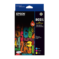 Epson 802 CMY XL Colour Pack - C13T356592 for Epson Workforce Series Printer