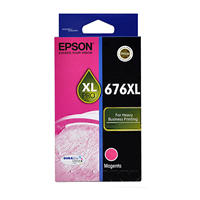 Epson 676XL Magenta Ink Cart - C13T676392 for Epson Workforce Pro WP4540 Printer