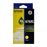 Epson 676XL Yellow Ink Cart - C13T676492 for Epson Workforce Pro WP4530 Printer