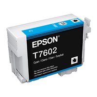 Epson 760 Cyan Ink Cart - C13T760200 for Epson SureColor SC P600 Printer