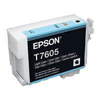 Epson 760 Lgt Cyan Ink Cart - C13T760500 for Epson SureColor SC P600 Printer