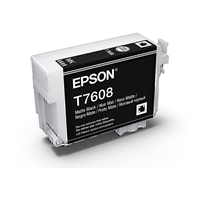 Epson 760 Matte Black Ink Cart - C13T760800 for Epson SureColor SC P600 Printer