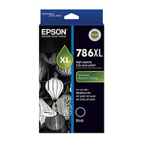 Epson 786XL Black Ink Cart - C13T787192 for Epson Workforce Pro WF-4640 Printer