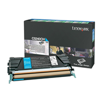Lexmark C5240CH Cyan Pre HY Cart for Lexmark C524N Printer