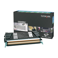 Lexmark C5240KH Blk Pre HY Cart for Lexmark C534DN Printer
