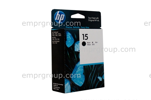 HP Part C6615DA HP No. 15 Black ink print cartridge - 25 ml ink (Asia Pacific)