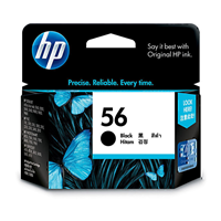 HP 56 Black Ink Cartridge (450 pages) - C6656AA for HP Printer
