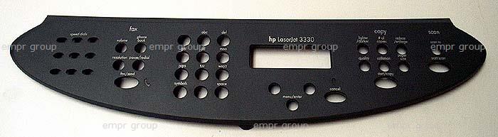 HP LASERJET 3300 REMARKETED MULTIFUNCTION PRINTER - C9124AR Bezel C9126-40004