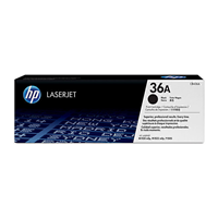 HP 36A Black Toner Cartridge (2,000 pages) - CB436A for HP LaserJet P1505n Printer