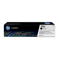 HP 126A Black Toner Cartridge (1,200 pages) - CE310A for  Printer