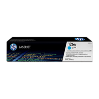HP 126A Cyan Toner Cartridge (1,000 pages) - CE311A for  Printer