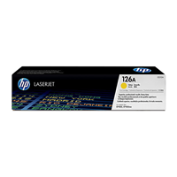 HP 126A Yellow Toner Cartridge (1,000 pages) - CE312A for  Printer