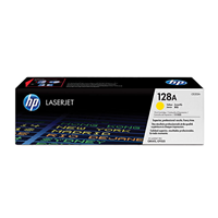 HP 128A Yellow Toner Cartridge (1,300 pages) - CE322A for  Printer