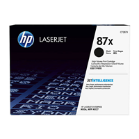 HP 87X Black Toner Cartridge (18,000 pages) - CF287X for HP LaserJet Enterprise M506dn Printer