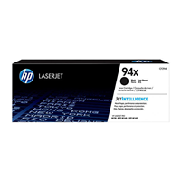 HP 94X Black Toner Cartridge (2,800 pages) - CF294X for HP LaserJet Pro M118dw Printer