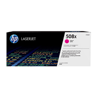 HP 508X Magenta Toner Cartridge (9,500 pages) - CF363X for HP Color LaserJet Enterprise M553n Printer