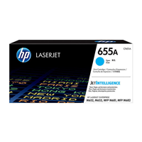 HP 655A Cyan Toner Cartridge (10,500 pages) - CF451A for HP Color LaserJet Enterprise M653x Printer
