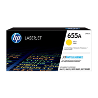 HP 655A Yellow Toner Cartridge (10,500 pages) - CF452A for HP Color LaserJet Enterprise flow MFP M682z Printer