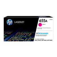 HP 655A Magenta Toner Cartridge (10,500 pages) - CF453A for HP Color LaserJet Enterprise M652dn Printer