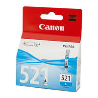 Canon CLI521 Cyan Ink Cart - CLI521C for Canon Printer