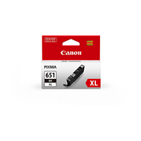 Canon CLI651XL Black Ink Cart - CLI651XLBK for Canon PIXMA MG6660 Printer