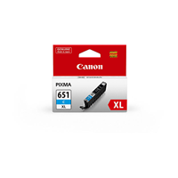 Canon CLI651XL Cyan Ink Cart - CLI651XLC for Canon PIXMA IP8760 Printer