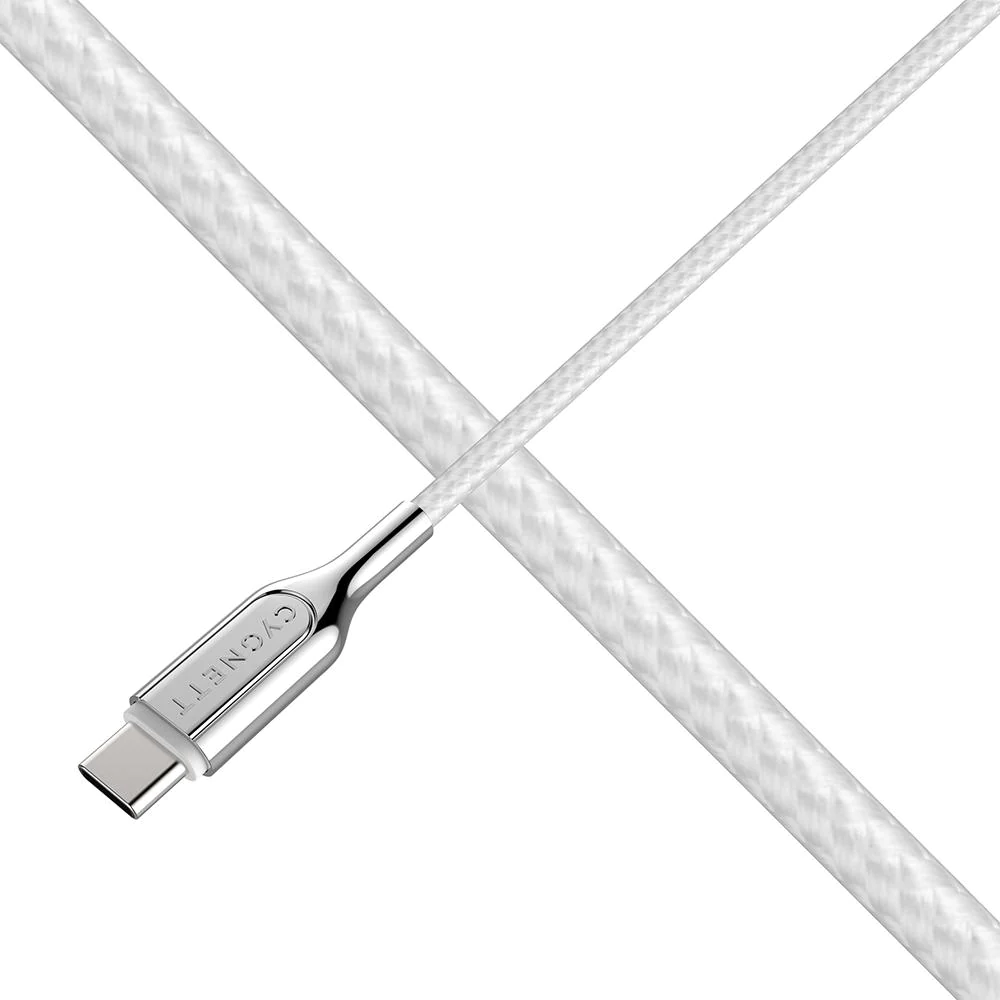 Cygnett Cygnett Armoured 2M USB-C to USB-C (USB 2.0) Cable (White)