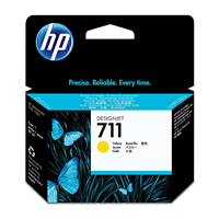 HP 711 29ml Yellow Ink Cartridge CZ132A for HP Designjet T130 Printer