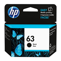 HP 63 Black Ink Cartridge (170 pages) - F6U62AA for HP Envy 4520 Printer