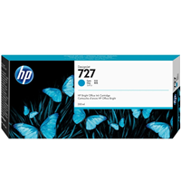 HP 727 Cyan 300ml Ink- F9J76A for HP Designjet T2530 Printer