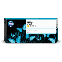 HP 727 Yellow 300ml Ink- F9J78A for  Printer