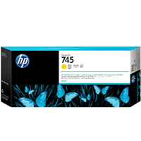 HP 745 YELLOW 300ML Ink- F9K02A for HP Designjet Z5600 Printer