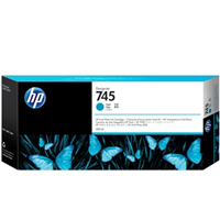 HP 745 CYAN 300ML Ink- F9K03A for HP Designjet Z5600 Printer