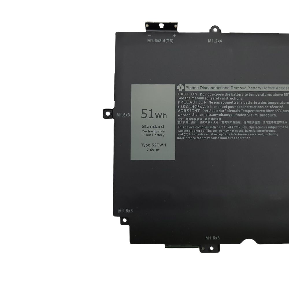 GENDE-BA0020 - Compatible Battery for Dell 52TWH, 4 Cell 51Wh, Li-ion