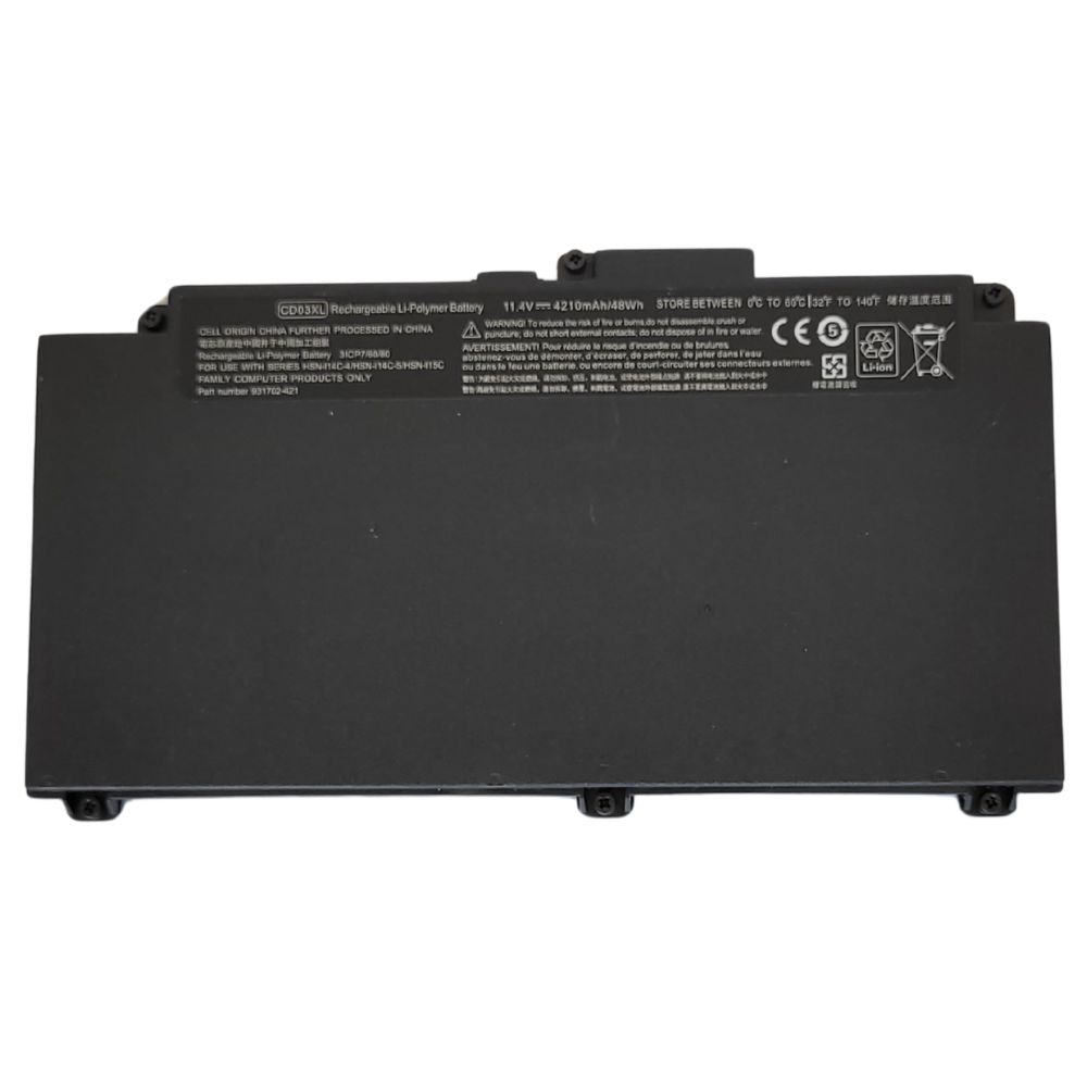 GENHP-BA0029 - Compatible Battery for HP CD03XL, 3 Cell 38Wh Li-ion