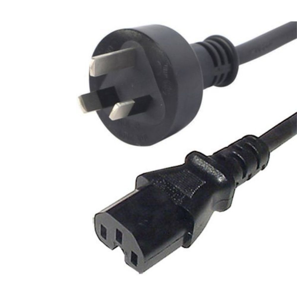Genixit 3 Pin AU Male to IEC-C15 Female (Keyway Plug) 2.0M Power Cord