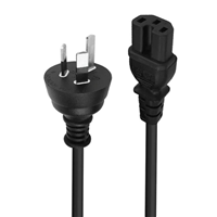 3 Pin AU Male to IEC-C15 Female (Keyway Plug) 2.0M Power Cord
