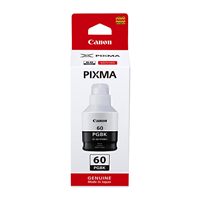 Canon GI60 Black ink Bottle - GI60BK for Canon PIXMA Endurance G6060 Printer