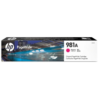 HP 981A MAGENTA PAGEWIDE CRTG - J3M69A for HP Pagewide Color 586dn Printer