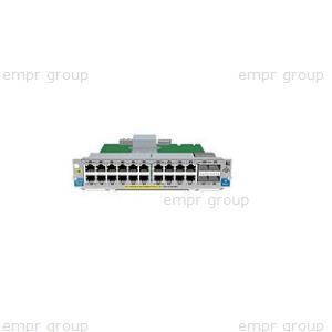 HPE Part J9535A HPE ProCurve Switch zl 20P Gig-T PoE+ /4P SFP v2 Module -  Includes 20 RJ45 10/100/1000BASE-T autosensing ports (capable of supplying Power over Ethernet Plus (PoE+) per IEEE 802.3at standard) and four Small Form-factor Pluggable (SFP) ports