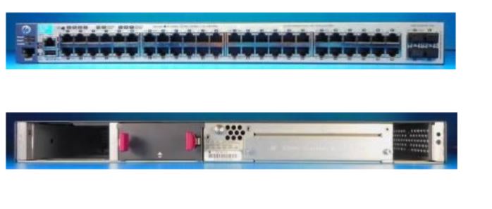 HPE Part J9576-61101 HPE E3800-48G-4SFP+ switch - Includes 48 RJ45 10/100/1000Mb autosensing ports and four Small Form-factor Pluggable Plus (SFP+) ports (supports up to 10Gb tranceivers)