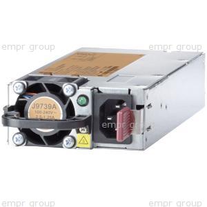 HPE Part J9739A HPE Spare X331 165 watt 100-240VAC to 12VDC Power Supply - For non-Power over Ethernet (PoE) capable switches ONLY (keyed)
