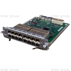 HPE Part JC095A HPE 5800 Switch Series 16-Port 1GbE SFP Interface Module - Includes 16 Small Form-factor Pluggable (SFP) ports (supports 100Mb and 1Gb transceivers) - Plugs in an expansion interface module slot