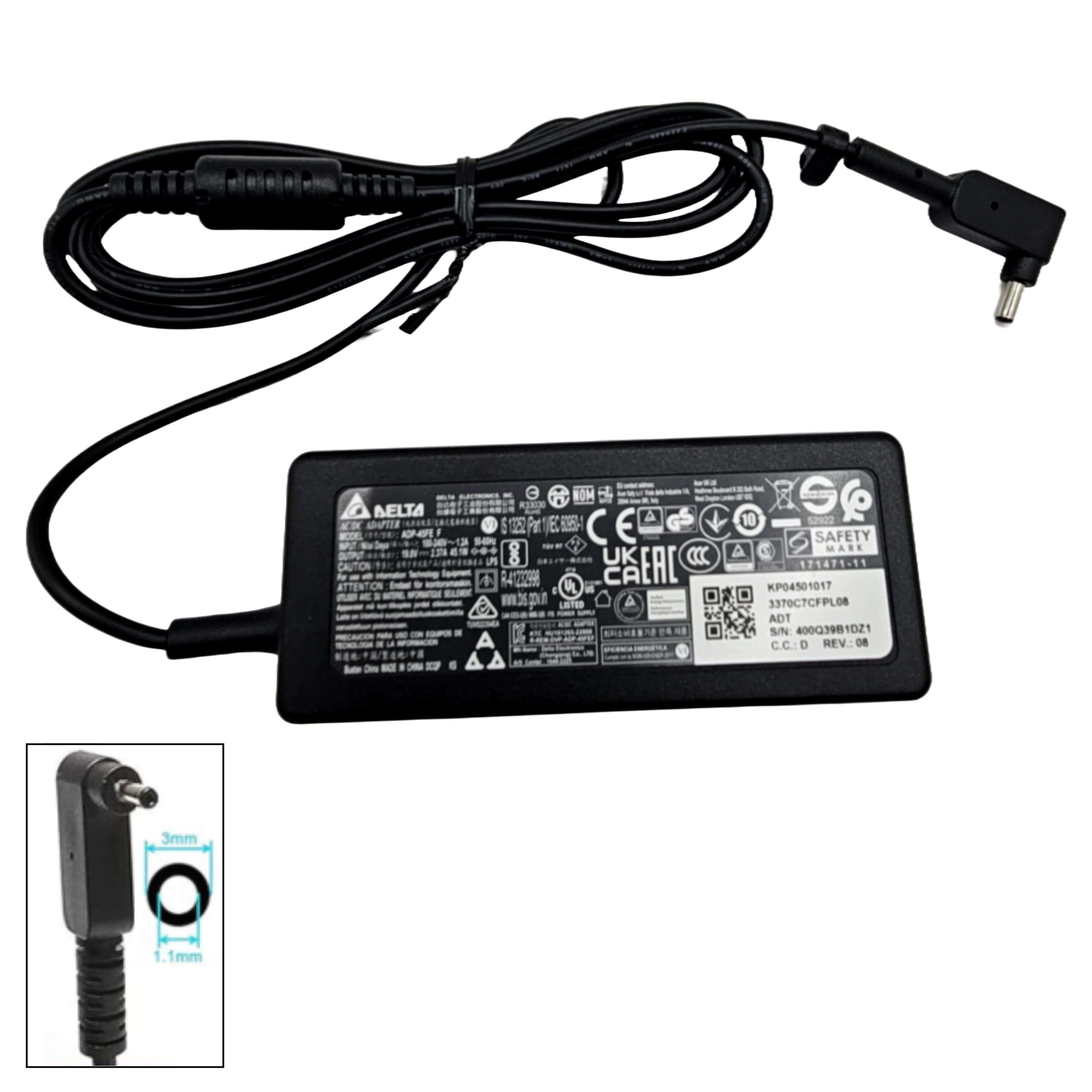 Acer Laptop Charger 45W 3mm - KP.04501.017