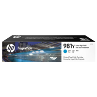 HP 981Y EXTRA HIGH YIELD CYAN PAGEWIDE - L0R13A for HP Pagewide Color 556xh Printer