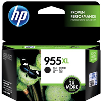 HP 955XL High Yield Black Ink Cartridge (up to 2,000 pages) - L0S72AA for HP Printer