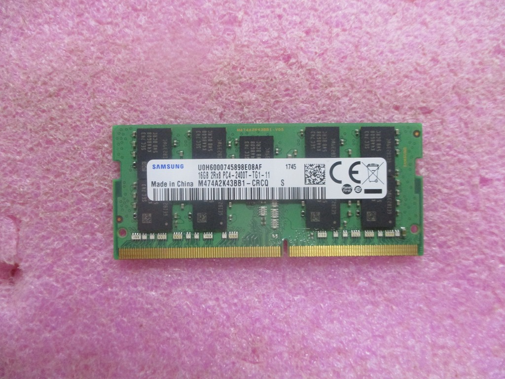 HP 16G 2400Mhz DDR4 ECC Memory - 1VW65AA Memory L29063-001
